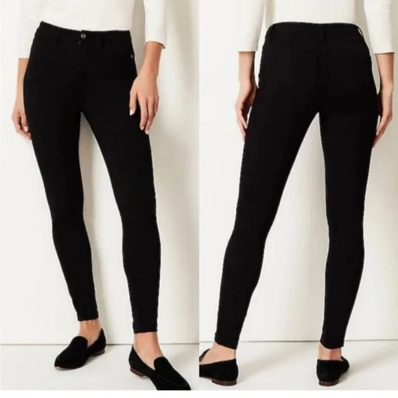 J. Jill Premium Flex High Rise Denim Legging Size 4 - Picture 2 of 10